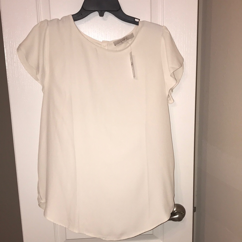 Cream blouse